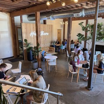 Acola Coffee - MANY wonderful spaces. I think there are 5 or 6 "living room" type spaces. - Coffee & Tea Near Me - Columbia, Missouri