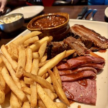 Jack Stack Barbecue - Freight House - Brisket, sausage, burnt ends with fries and the best baked beans. - Barbeque Near Me - Kansas City, Missouri Jack Stack Barbecue - Freight House - Brisket, sausage, burnt ends with fries and the best baked beans. - Barbeque Near Me - Kansas City, Missouri