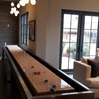 Brett Barton Construction - a pool table in the living room - General Contractors Near Me - Santa Barbara, California