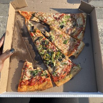 King Slice - Two slices one Margherita and one Arrabiatta Pizza - Pizza Near Me - Toronto, Ontario