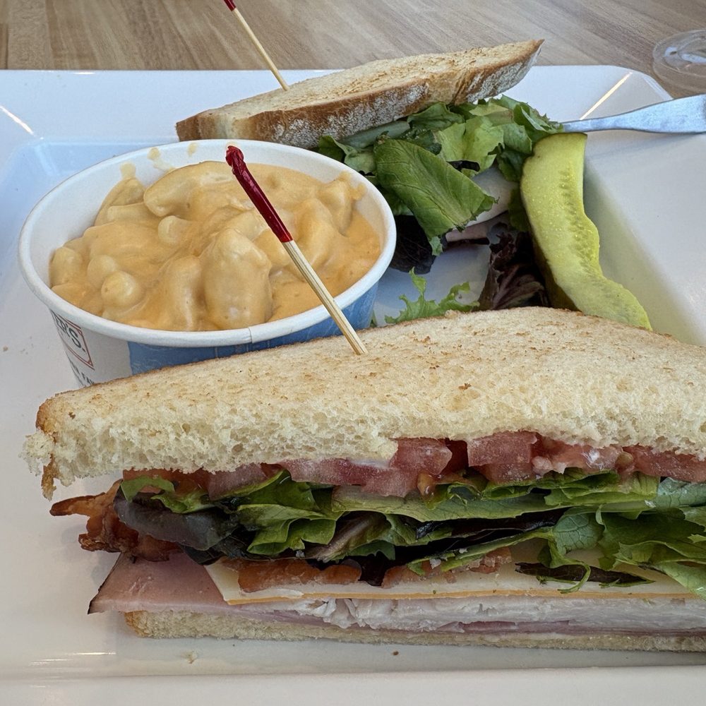 McAlister's Deli - McAlister's Club sandwich and Mac and cheese. - Salad Near Me - Tyler, Texas McAlister's Deli - McAlister's Club sandwich and Mac and cheese. - Salad Near Me - Tyler, Texas