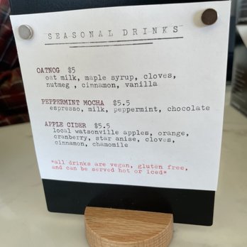 Captain + Stoker - Seasonal menu (Dec 2022) - Coffee Roasteries Near Me - Monterey, California Captain + Stoker - Seasonal menu (Dec 2022) - Coffee Roasteries Near Me - Monterey, California