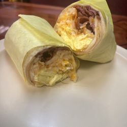 Taquería El Cazador - Bacon Breakfast Burrito