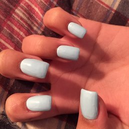 I just came to get my nails done. The young guy just rushed thru them.  Ugh. I gave them a second chance n they fucked it up.