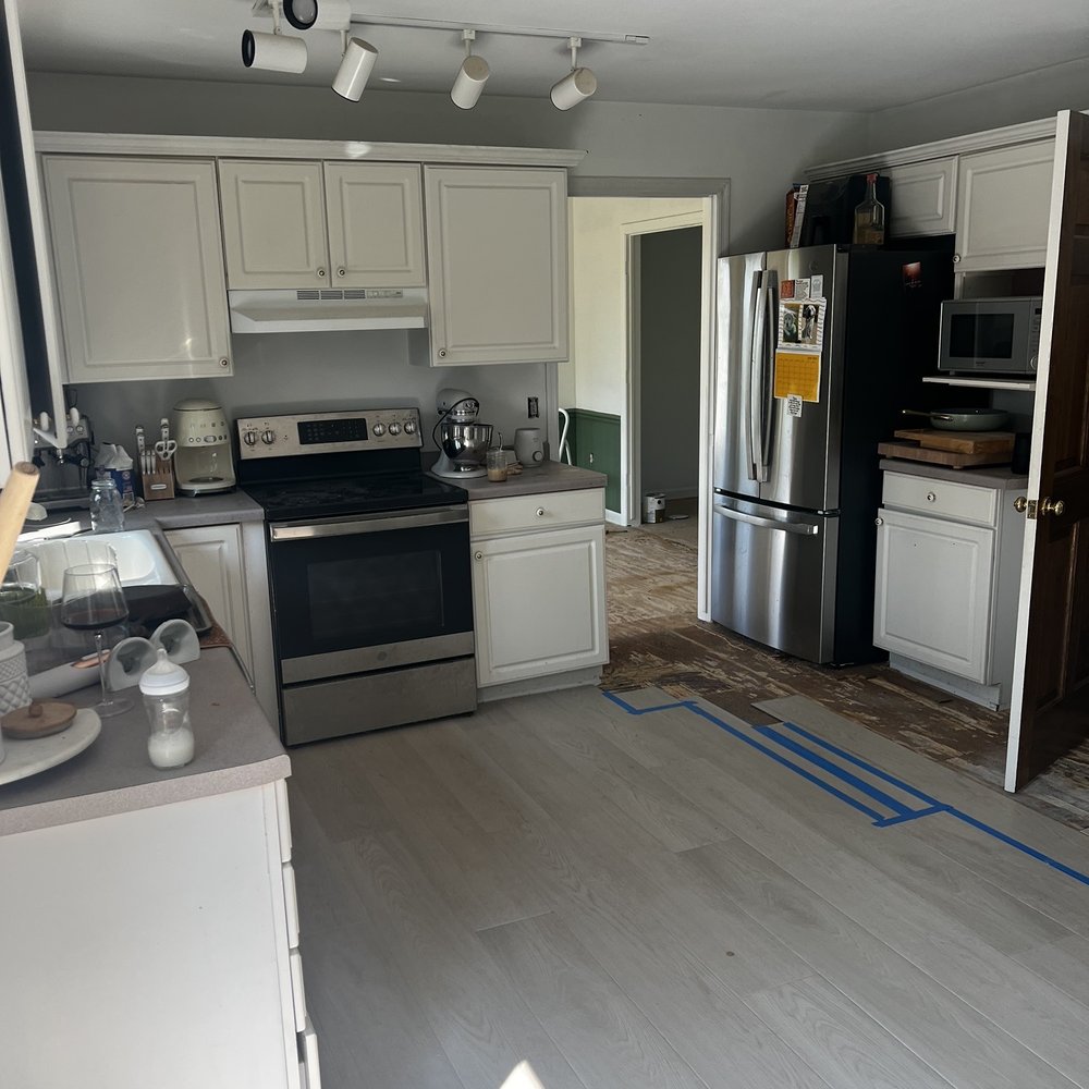 Gian's Flooring - Kitchen in progress! - Flooring Near Me Gian's Flooring - Kitchen in progress! - Flooring Near Me