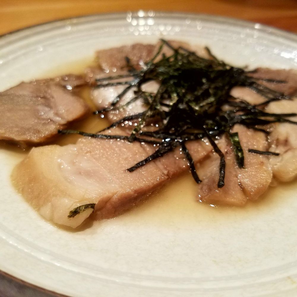 Jin Ramen Sushi - simmered pork belly with seaweed - Japanese Near Me - Ridgewood, New York Jin Ramen Sushi - simmered pork belly with seaweed - Japanese Near Me - Ridgewood, New York