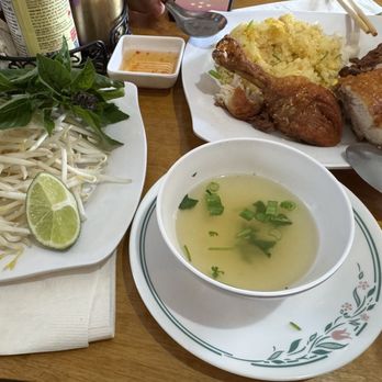 Pho Duyen - House fried chicken and side of broth - Vietnamese Near Me - Philadelphia, Pennsylvania Pho Duyen - House fried chicken and side of broth - Vietnamese Near Me - Philadelphia, Pennsylvania
