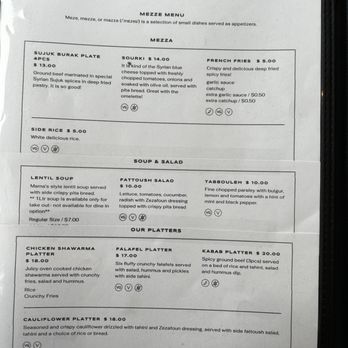 Zezafoun Syrian Cuisine - Menu - Syrian Near Me - Toronto, Ontario Zezafoun Syrian Cuisine - Menu - Syrian Near Me - Toronto, Ontario