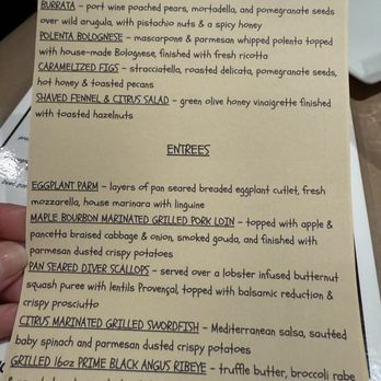 Skratch Kitchen - Menu - Italian Near Me - Bradley Beach, New Jersey