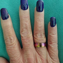 Pretty Nails - Previous set (square not rounded like I wanted)