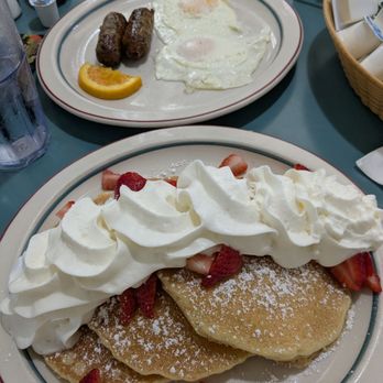 Hot Stacks Pancake House - Pancakes with strawberries - Breakfast & Brunch Near Me - Myrtle Beach, South Carolina Hot Stacks Pancake House - Pancakes with strawberries - Breakfast & Brunch Near Me - Myrtle Beach, South Carolina
