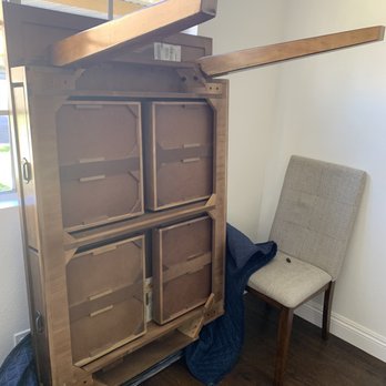 TierOne Movers - They disassembled my table and returned & left it like that - Movers Near Me - San Diego, California