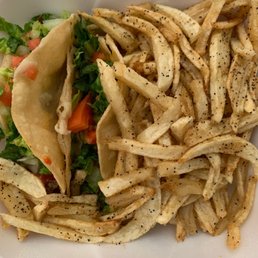 Any 2 Tacos Fries Soda Any 2 Tacos Fries Soda