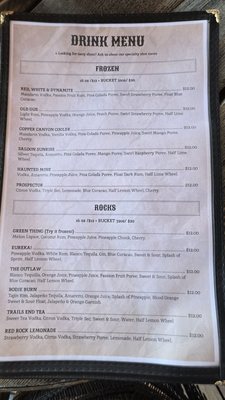 Menu photo 5 Ghost Mine Saloon Needles, CA Menu photo 5 Ghost Mine Saloon Needles, CA