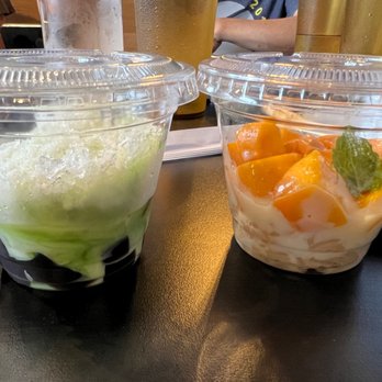Boon Dee Moo Ka Ta - Mango sticky rice and Thai ice - Thai Near Me - Flushing, New York