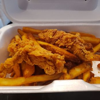 Go Philly Cheesesteaks & Wings - Chicken tenders with fries. - Chicken Wings Near Me - Lakewood, Washington Go Philly Cheesesteaks & Wings - Chicken tenders with fries. - Chicken Wings Near Me - Lakewood, Washington