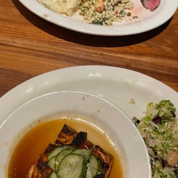 The White Chocolate Grill - Top to bottom: Park Ave NY strip &  Citrus - Soy Glazed Salmon - American Near Me - Phoenix, Arizona