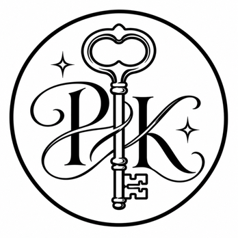 The Vo'Lux Experience - Custom monogram and key emblem created as part of a coordinated brand identity for Pink Key Events. - Notaries Near Me - Madison, Alabama The Vo'Lux Experience - Custom monogram and key emblem created as part of a coordinated brand identity for Pink Key Events. - Notaries Near Me - Madison, Alabama