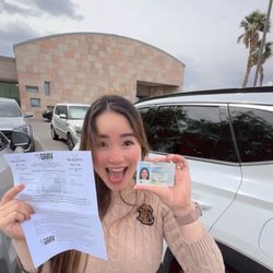 SafeRide Driving Academy - Me passing my dmv test for the first try!!!!