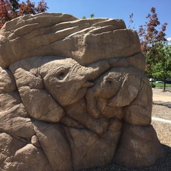 Wolff Park - Elephant rock structure