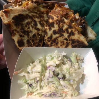 Road Hawg BBQ Swine Dining - Pulled pork quesadilla with slaw - Food Trucks Near Me - Gorham, New Hampshire Road Hawg BBQ Swine Dining - Pulled pork quesadilla with slaw - Food Trucks Near Me - Gorham, New Hampshire