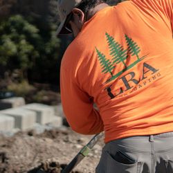 LRA Landscaping - Our expert staff hard at work on site.