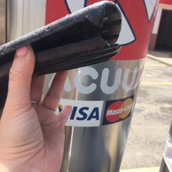Shell Car Wash - Didn't realize until after I paid. Vacuum totally cracked - this sucks in all the bad ways!!!