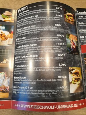 Menu photo 1 Fleischwolf Georgsmarienhütte, NI