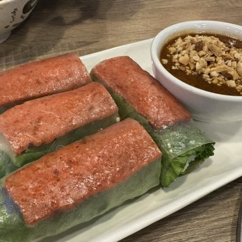 Hue Restaurant - 11. Nem Nuong Cuon Cha Ram ($6.95) - Vietnamese Near Me - San Jose, California Hue Restaurant - 11. Nem Nuong Cuon Cha Ram ($6.95) - Vietnamese Near Me - San Jose, California