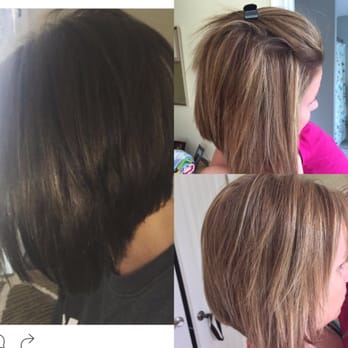 Headquarters Hair Salon - Before and after......went from Med brown to blonde with highlight. Hair colored by Maily - Cosmetics & Beauty Supply Near Me - Boston, Massachusetts Headquarters Hair Salon - Before and after......went from Med brown to blonde with highlight. Hair colored by Maily - Cosmetics & Beauty Supply Near Me - Boston, Massachusetts
