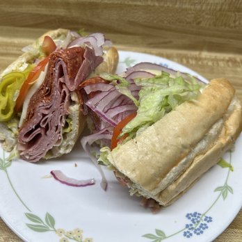 New York Slice Deli - Sandwich was full of good stuff.  This was the Italian sub. - Sandwiches Near Me - Santa Ana, California