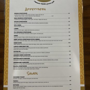 Lebanese Palace - Menu - Lebanese Near Me - Chandler, Arizona
