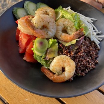 Hale Kai Restaurant - budha bowl with shrimp - Hawaiian Near Me - Waimea, Hawaii Hale Kai Restaurant - budha bowl with shrimp - Hawaiian Near Me - Waimea, Hawaii