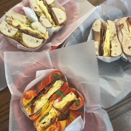 Bagel Sandwiches