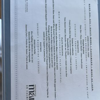 Los Angeles - The Menu menu. - Hotels Near Me - Denia, A