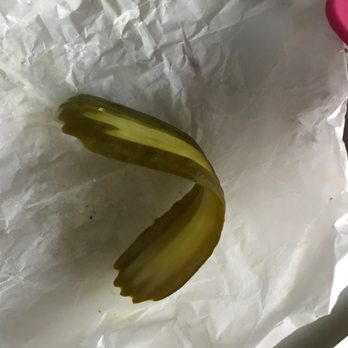 Lester's Diner - They gave me a pickle skin? I see pics with pickles Manager said it has always been served this way and no one complains. Not! - Diners Near Me - Pompano Beach, Florida Lester's Diner - They gave me a pickle skin? I see pics with pickles Manager said it has always been served this way and no one complains. Not! - Diners Near Me - Pompano Beach, Florida