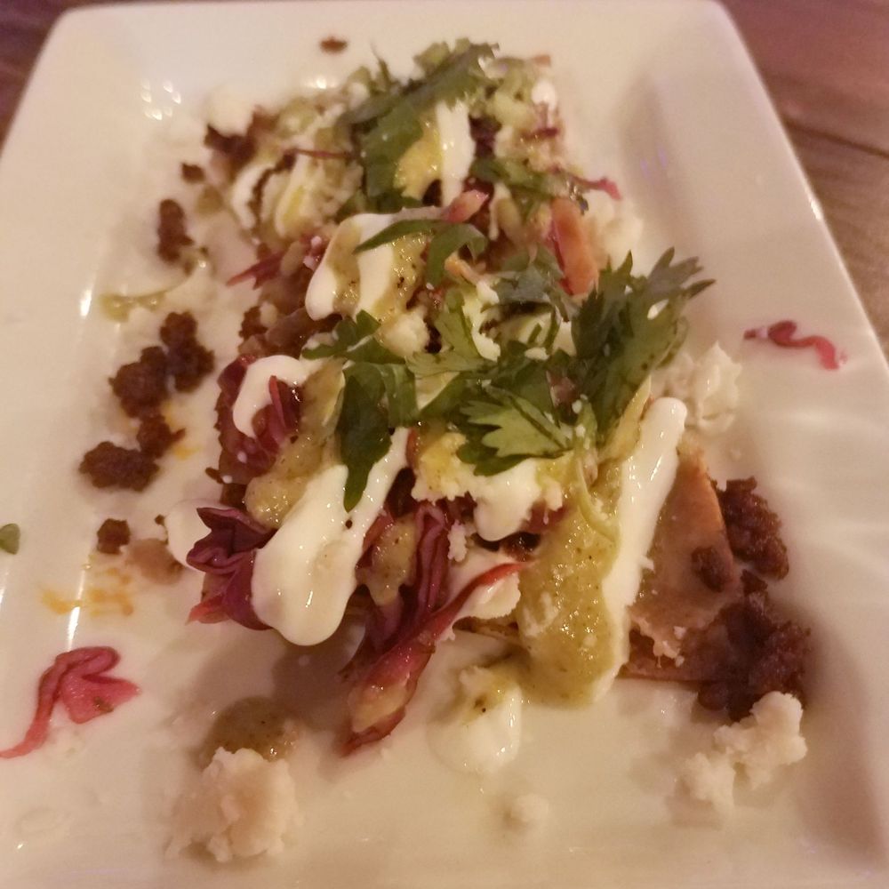 Parea Cocktail Lounge - Chorizo Tostadas - Cocktail Bars Near Me - Glenwood, Iowa Parea Cocktail Lounge - Chorizo Tostadas - Cocktail Bars Near Me - Glenwood, Iowa