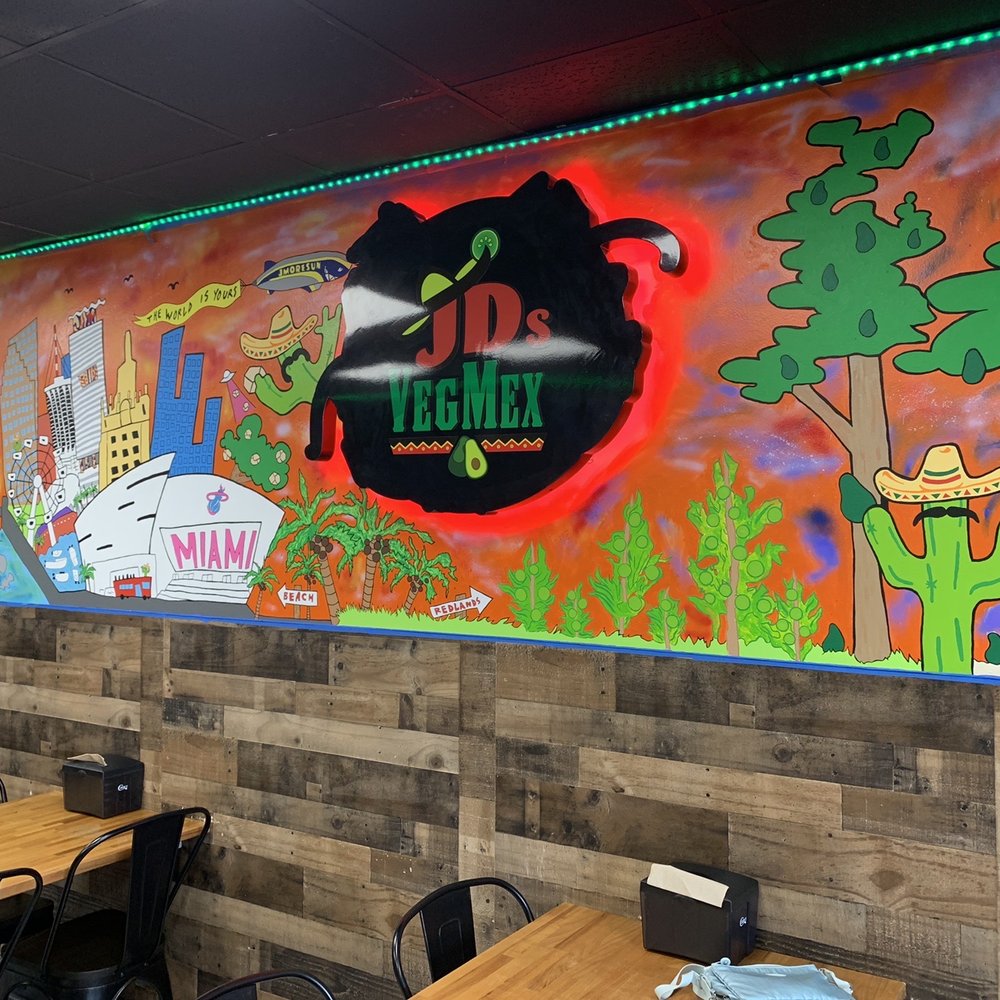 JDs VegMex - Logo wall - Tex-Mex Near Me - Miami, Florida JDs VegMex - Logo wall - Tex-Mex Near Me - Miami, Florida