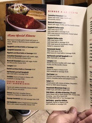 Menu photo 8 Romas Pizzeria Sacramento, CA Menu photo 8 Romas Pizzeria Sacramento, CA