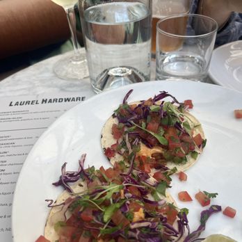 Laurel Hardware - shirmp tacos - New American Near Me - West Hollywood, California