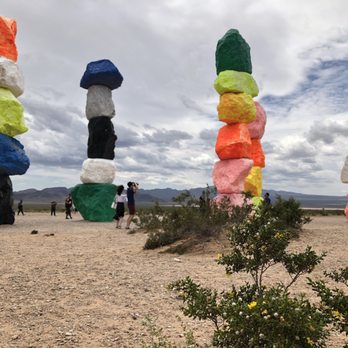 Seven Magic Mountains - Public Art Near Me - Las Vegas, Nevada