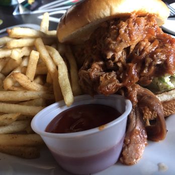 Tropics Restaurant & Craft House - Pulled Pork Sandwich - Sports Bars Near Me - Honolulu, Hawaii Tropics Restaurant & Craft House - Pulled Pork Sandwich - Sports Bars Near Me - Honolulu, Hawaii