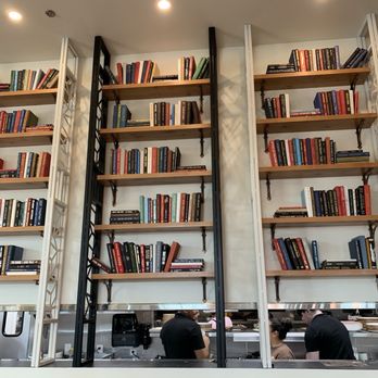 Brunch Time - Wall of books - Breakfast & Brunch Near Me - Plano, Texas