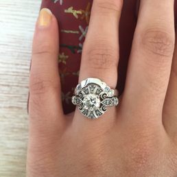 The beautiful ring they custom made