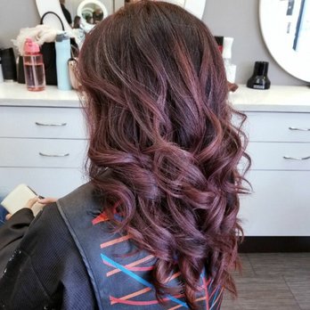 Yashi - Chocolate Mauve indoor lighting. Done by Linda. - Hair Salons Near Me - Westminster, California Yashi - Chocolate Mauve indoor lighting. Done by Linda. - Hair Salons Near Me - Westminster, California