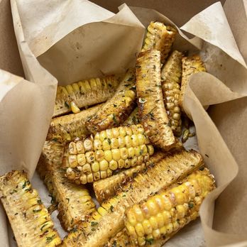Rude Rooster - Deep fried corn. Yum! - Burgers Near Me - Lombard, Illinois