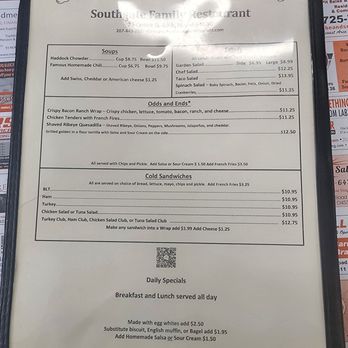 Southgate Family Restaurant - Menu - Diners Near Me - Bath, Maine Southgate Family Restaurant - Menu - Diners Near Me - Bath, Maine