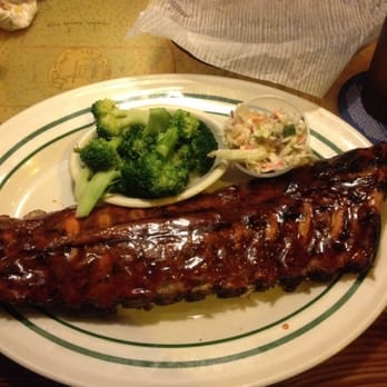 Flanigan's - Pinecrest - Full rack of ribs with healthy broccoli and killer slaw - American Near Me - Miami, Florida Flanigan's - Pinecrest - Full rack of ribs with healthy broccoli and killer slaw - American Near Me - Miami, Florida