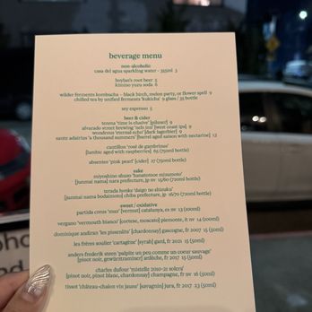Snail Bar - beverage menu - Wine Bars Near Me - Oakland, California Snail Bar - beverage menu - Wine Bars Near Me - Oakland, California