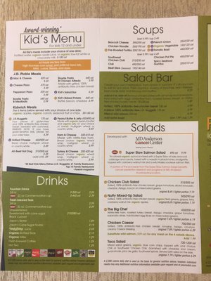 Menu photo 3 Jason's Deli Austin, TX